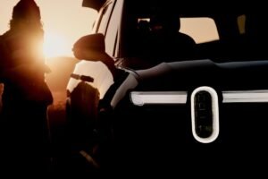 Rivian has created another subsidiary called Mind Robotics Rivian QUAD R1S sunset